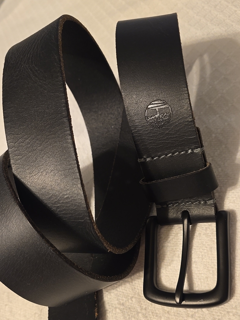 Timberland Dark Brown Genuine Leather Belt Men’s Size 36